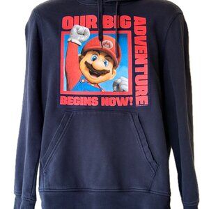 MARIO ADVENTURE - UPCYCLED HOODIE SWEATSHIRT
